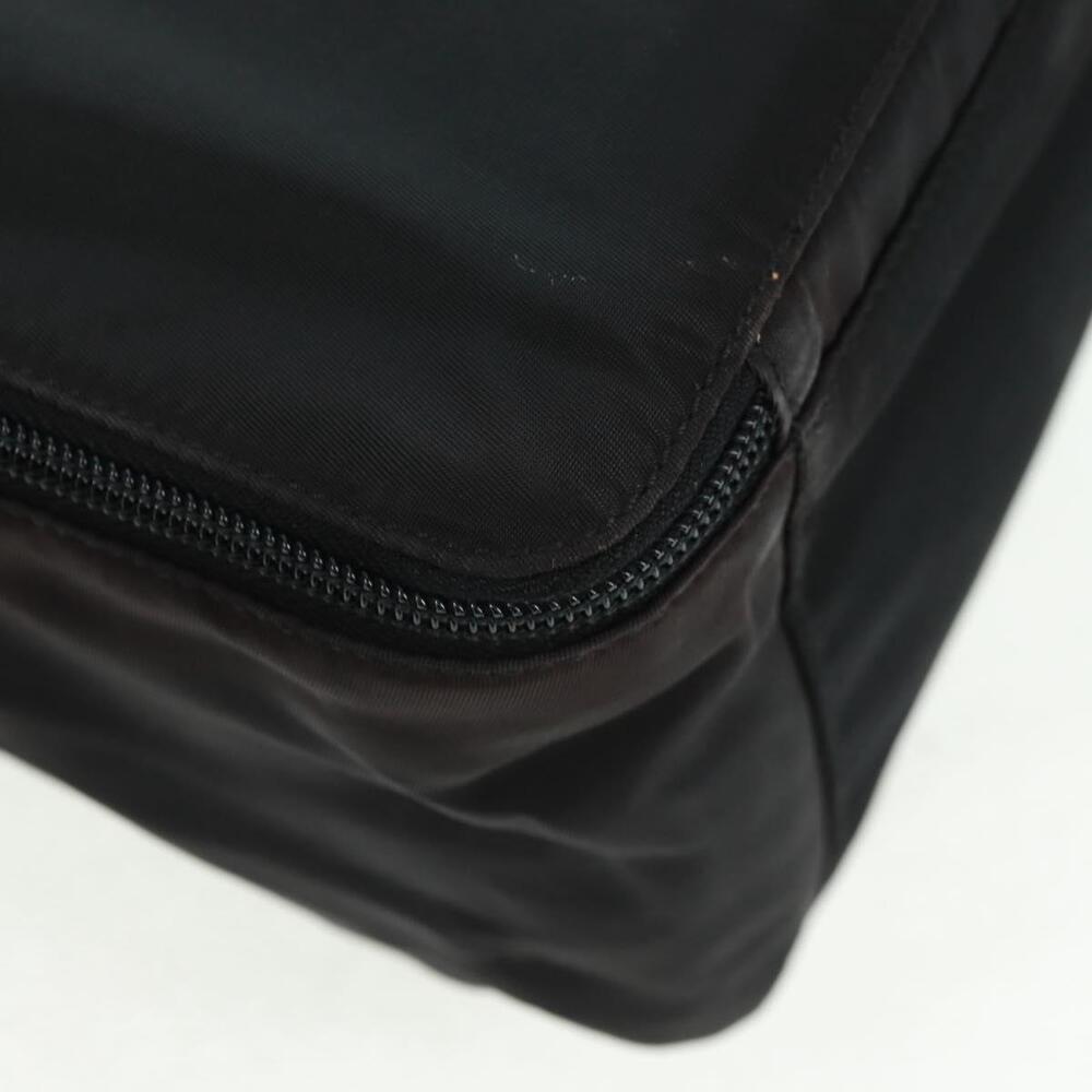 PRADA Hand Bag Nylon Black Silver Auth 161692 - Picture 16 of 16